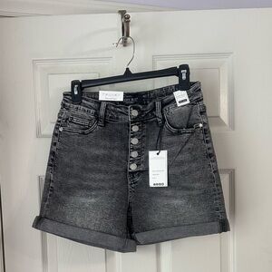 Judy Blue Gray Button-Fly Denim